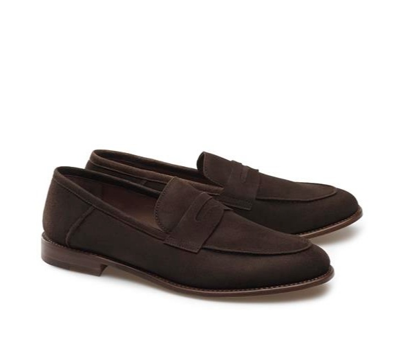 Suede Loafers - Ronny Moro Cervo Suede T Moro